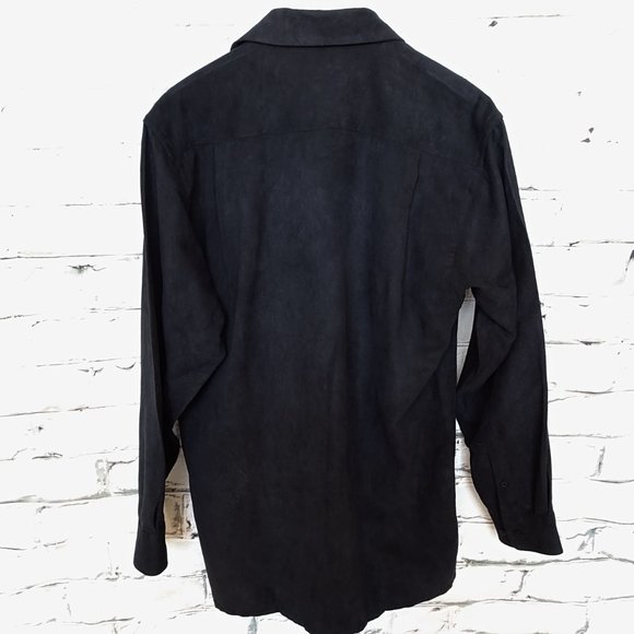 Bill Blass Black Long Sleeve Shirt - Picture 2 of 6
